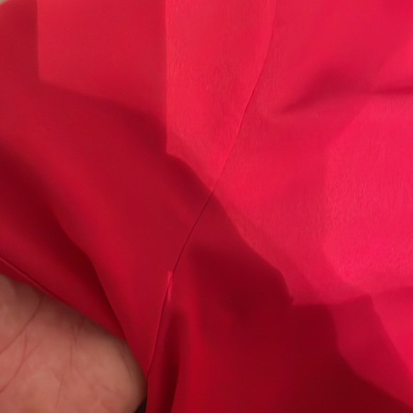 French Connection. Pink silk front, terry back. Size M. - Picture 2 of 4